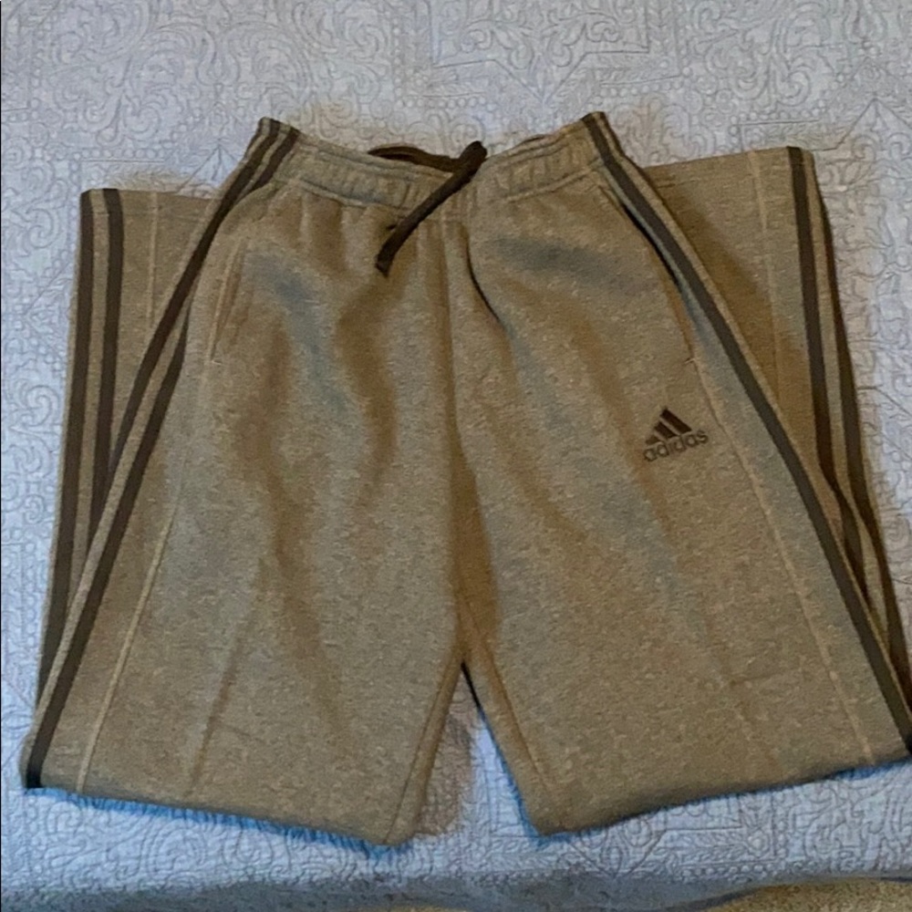 Dark gray adidas sweats